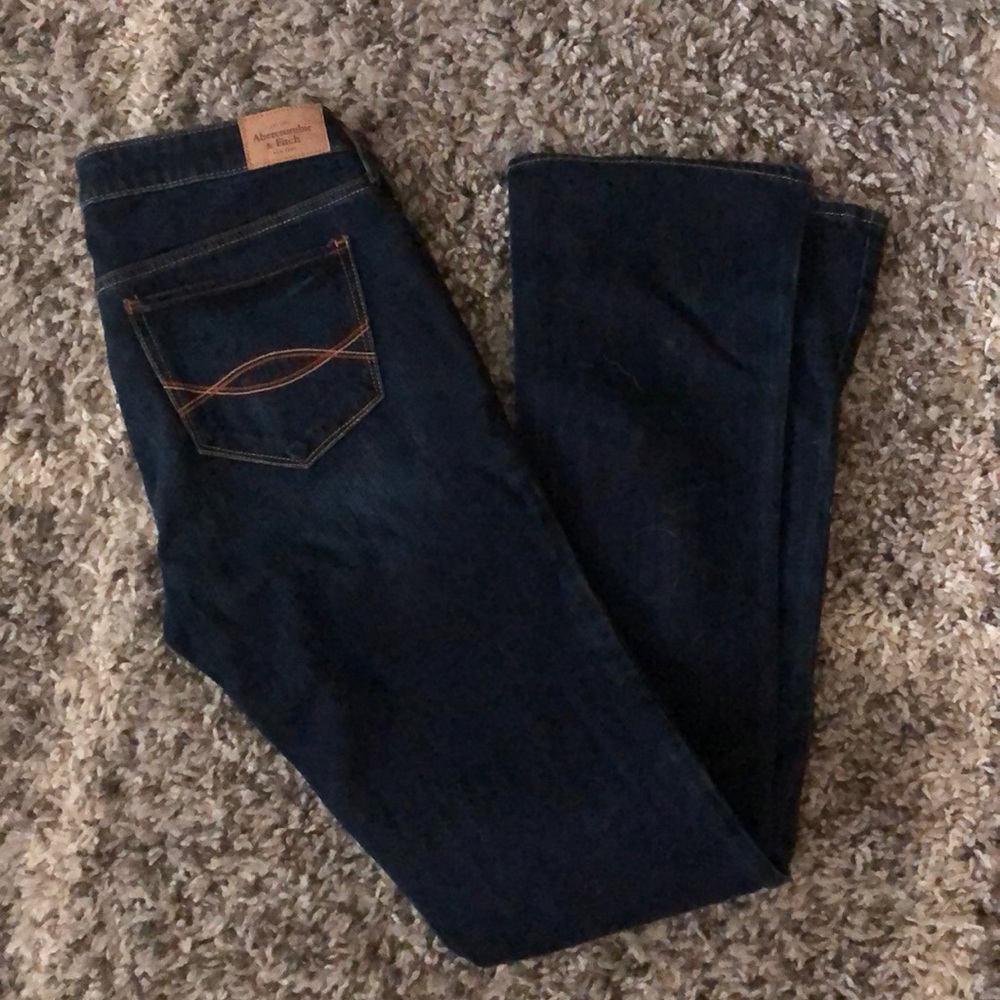 Abercrombie & Fitch Dark Wash Skinny Bootcut Jeans